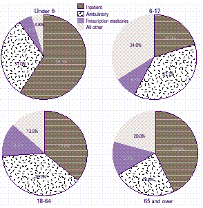 Figure 15: How does the distribution of expenses vary by age?